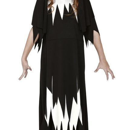 Kostium Non Halloween dla dziecka czarno-biały