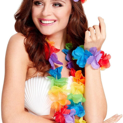 Zestaw wieńców Hawaii Rainbow 4 szt.