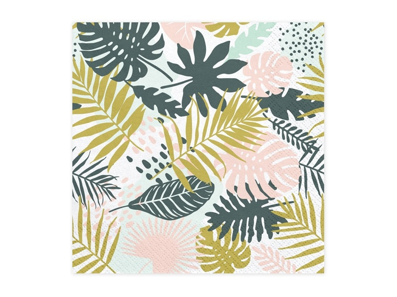 Serwetki Hawaii Palm Leaf 33cm 20szt