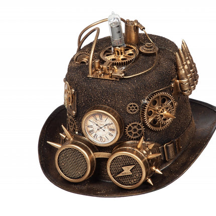 Kapelusz Steampunk ze światłem
