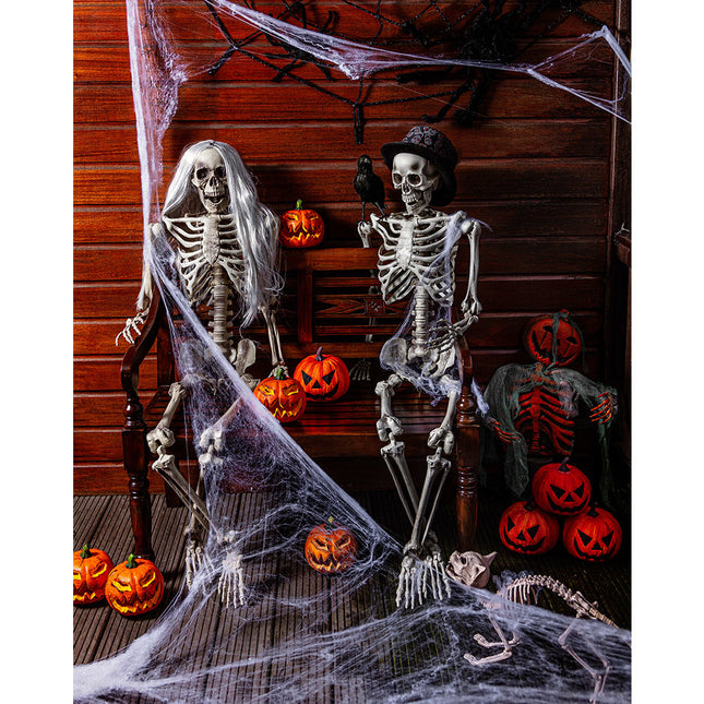 Halloweenowa lalka szkielet 160 cm