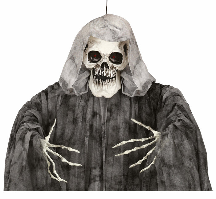 Dekoracja wisząca na Halloween Szkielet ze światłem 1,7 m