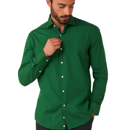 Ciemnozielona koszula męska <tc>OppoSuits</tc>