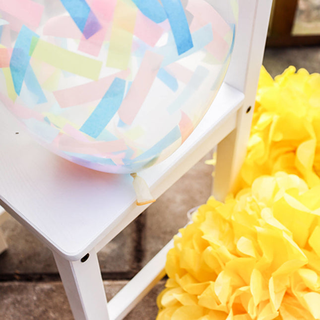 Balon konfetti pastelowy 30 cm