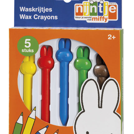 Kredki woskowe Miffy 5szt