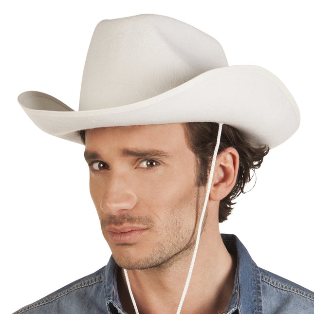 Kowbojski kapelusz Rodeo biały