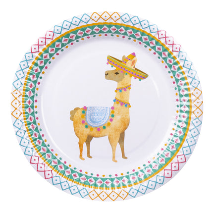 Lama Talerze Dekoracyjne 23cm 6szt