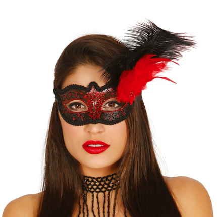 Maska Feather Red