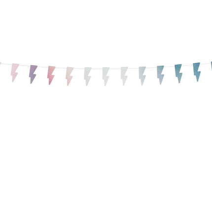 Srebrna girlanda Lightning Holographic 1,2 m