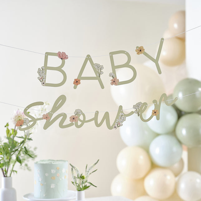 Baby Shower Garland 4m