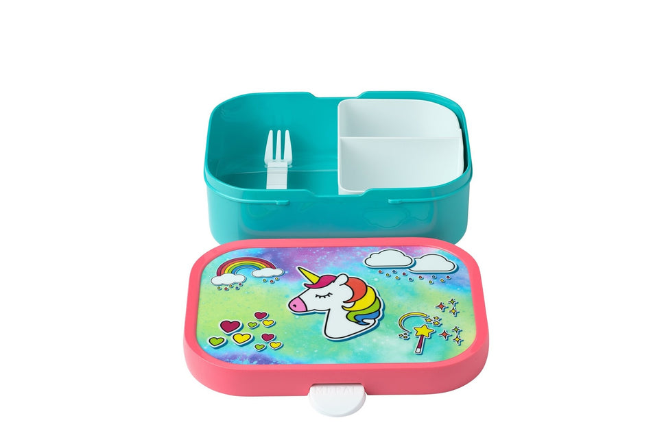Lunchset Campus Butelka do picia + Lunchbox Jednorożec