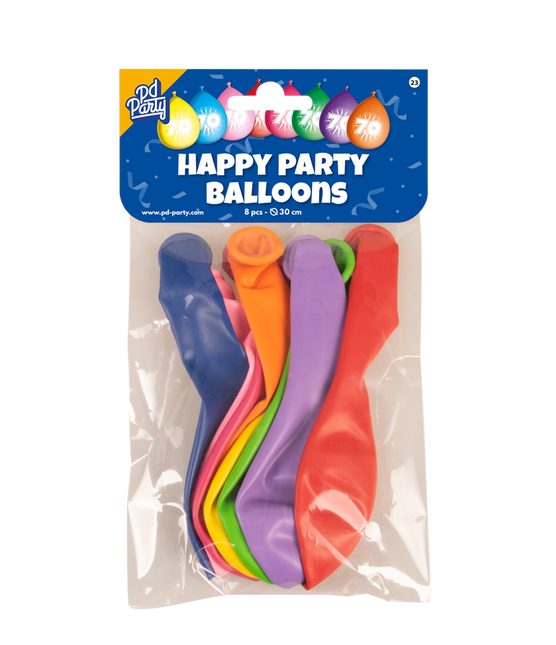 Balony 70 lat hurra 30cm 8szt