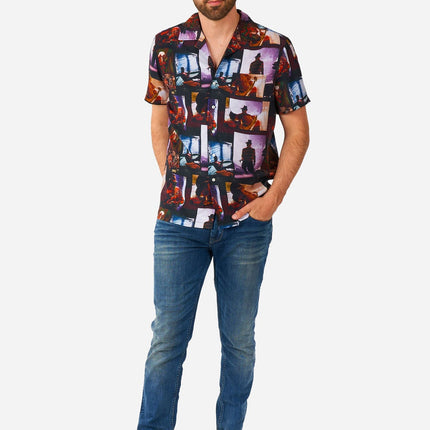 Koszula z krótkimi rękawami A Nightmare On Elmstreet Men <tc>OppoSuits</tc>