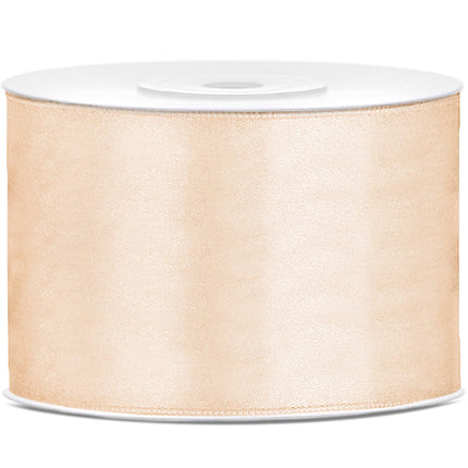 Wstążka satynowa Vanilla Creme 50mm 25m