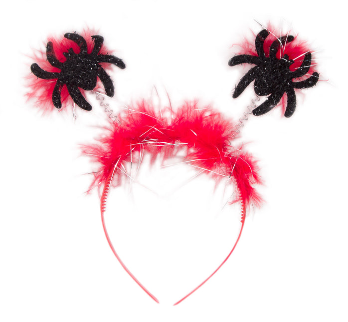 Halloweenowa opaska do włosów Pająk