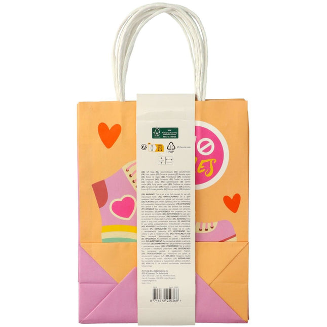 Torebki imprezowe Emoij 27cm 6szt