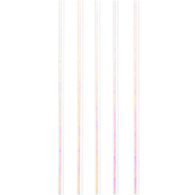 Słomki holograficzne 24 szt.