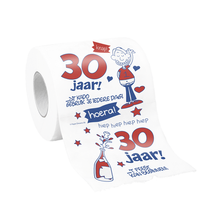 Papier toaletowy 30 lat Mężczyzna