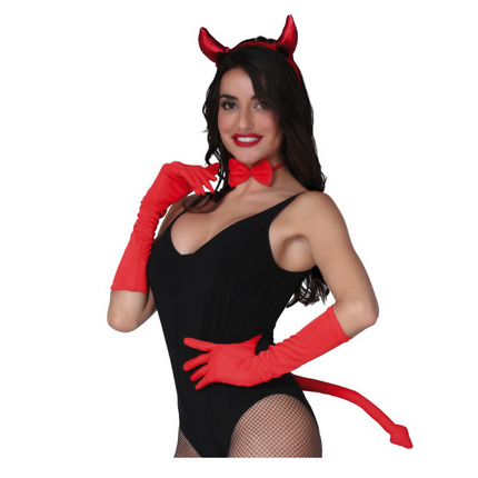 Zestaw akcesoriów na Halloween Devil 3 szt.