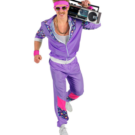 Dresy Neon 80S Faulty Purple