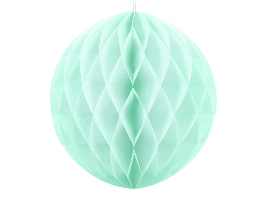 Honeycomb Ball Mint Green 40cm
