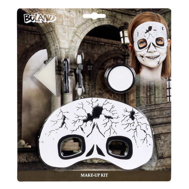 Zestaw do malowania na Halloween Dziecko z czaszką