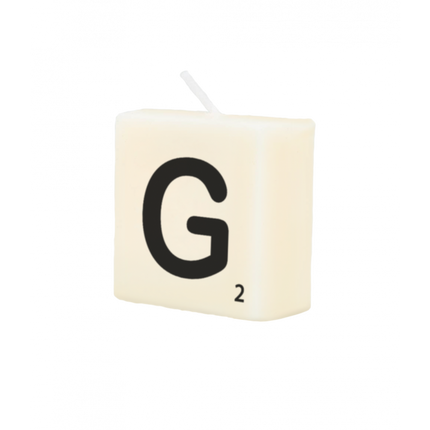 Świeca litera G 4cm
