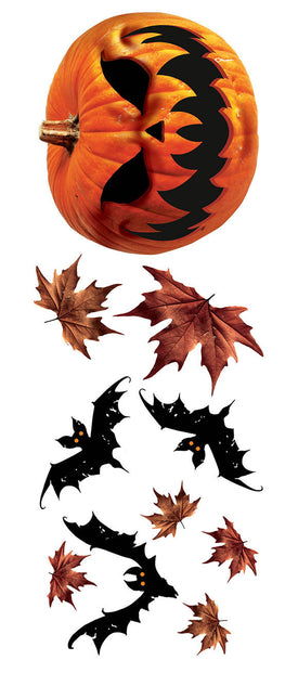 Halloweenowa dekoracja ścienna Dynia 70 cm