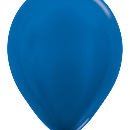Balony Metallic Blue 30cm 12szt