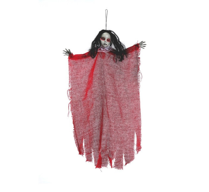 Lalka Halloween czerwona 60 cm