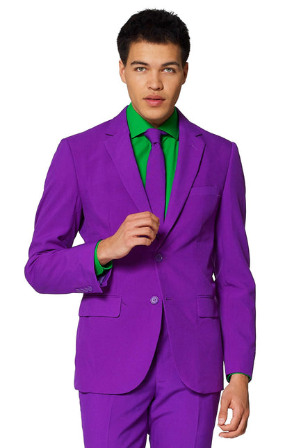 Fioletowy garnitur męski <tc>OppoSuits</tc>