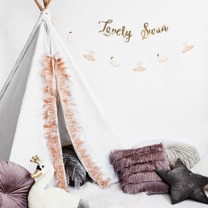 Girlanda Lovely Swan Gold 64cm
