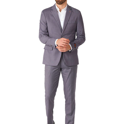 Ciemnoszary garnitur męski <tc>OppoSuits</tc>
