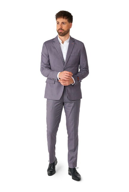 Ciemnoszary garnitur męski <tc>OppoSuits</tc>