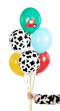 Balony Farm Mix 30cm 6szt