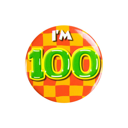 Przycisk 100 lat 5,5 cm