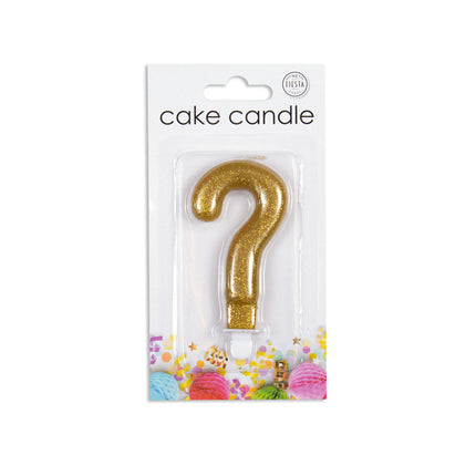 Świeczka ? Year Gold Glitter 7cm