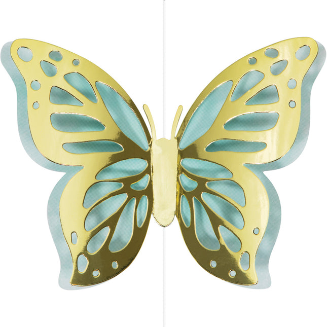 Dekoracja wisząca Motyl 18cm 3szt.