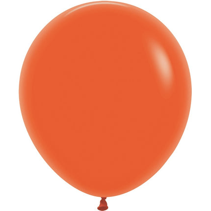 Balony pomarańczowe 45cm 25szt
