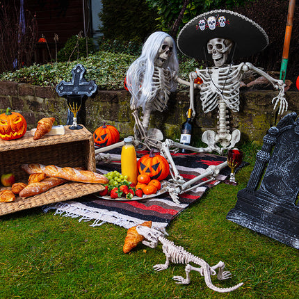 Halloweenowa lalka szkielet 160 cm