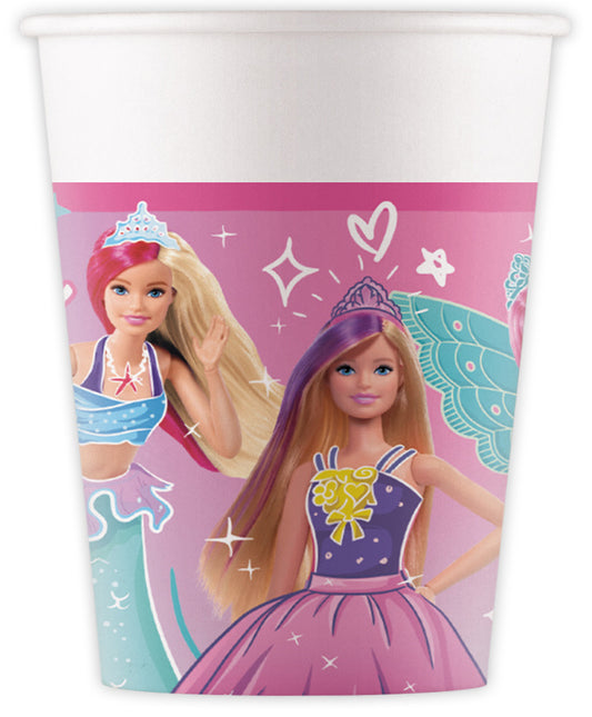 Kubki Barbie Fantasy 8szt