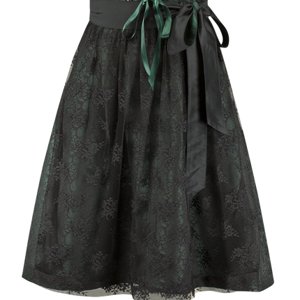Czarna zielona sukienka Dirndl Oktoberfest Women Jaquard