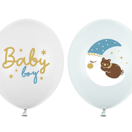 Balony niemowlęce niebieskie 30cm 50szt