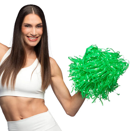 Zielony pompon 34 cm