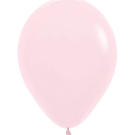 Balony Pastel Matte Pink 25cm 100szt