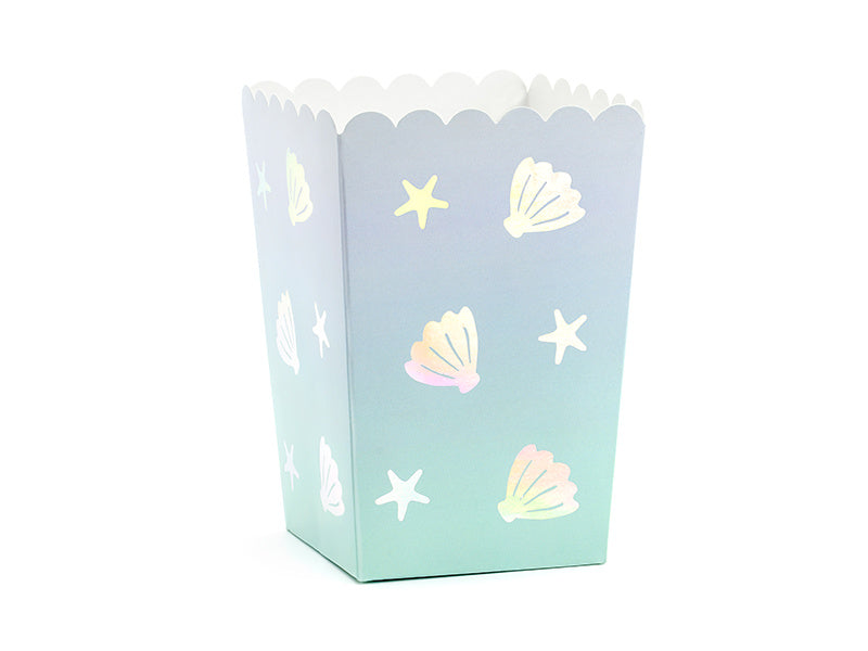 Miseczki na popcorn Syrenka 12,5 cm 6 szt.