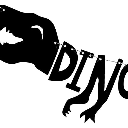 Girlanda z literkami Dino Party 90 cm