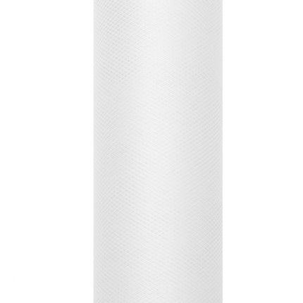 Rolka białego tiulu 15cm 9m