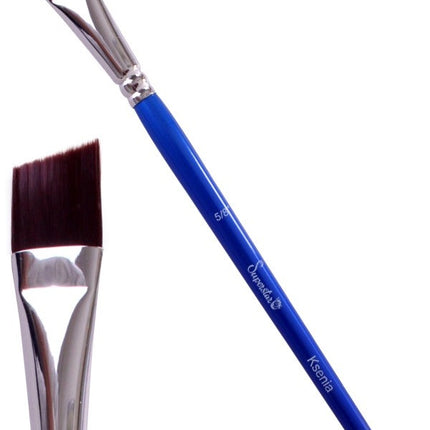 Blue Schmink Brush Angle No.5/8
