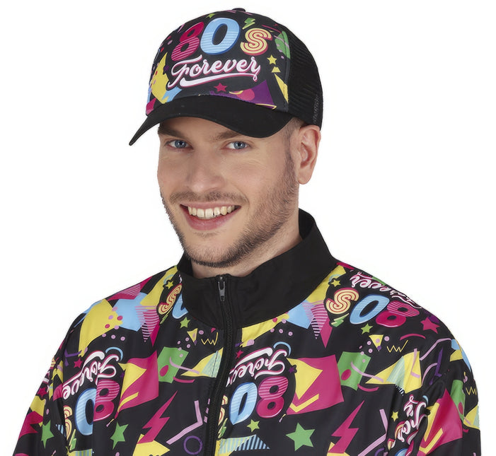 Neonowa czapka 80S